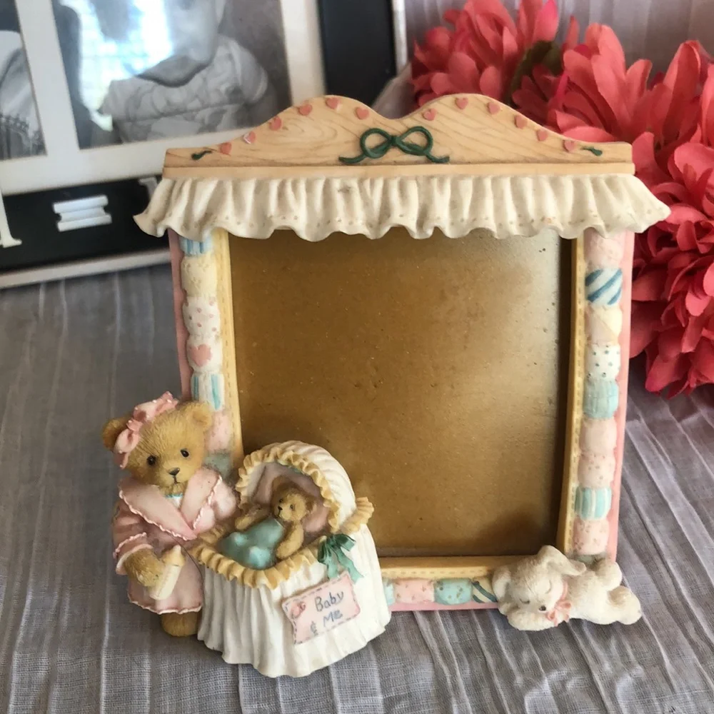 Lot of 5 BABY & FAMILY themed picture photo frames collages